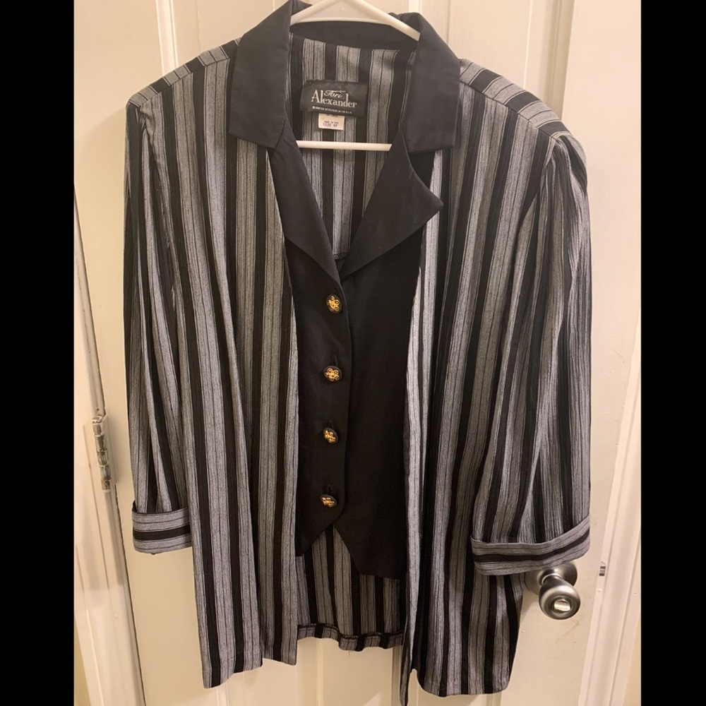 Vintage Tori Alexander - Vest Blouse